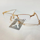 Armação De Descanso Óculos Masculino Sem Grau  Mola Lupinha de Descanso