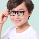 Óculos De Silicone Infantil Com Armação De Silicone Anti-Luz Azul Anti-Yopia sunglasses