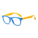 Óculos De Silicone Infantil Com Armação De Silicone Anti-Luz Azul Anti-Yopia sunglasses