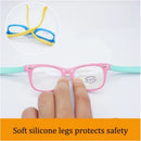 Óculos De Silicone Infantil Com Armação De Silicone Anti-Luz Azul Anti-Yopia sunglasses