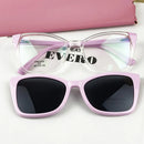 Armação De Óculos Infantil + Clipon Polarizado Varias Cores  Oia161