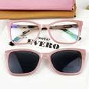 Armação De Óculos Infantil + Clipon Polarizado Varias Cores  Oia161