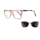 Armação De Óculos Infantil + Clipon Polarizado Varias Cores  Oia161